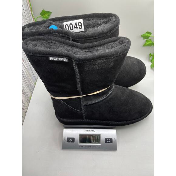 NEW Bearpaw Dorado Black Womans Winter Warm Boots 10 - Picture 9 of 9